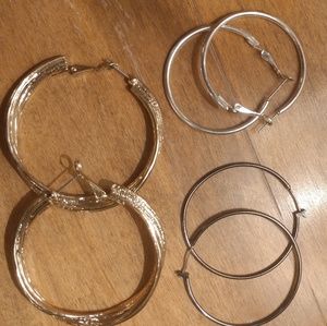 Hoop earrings bundle